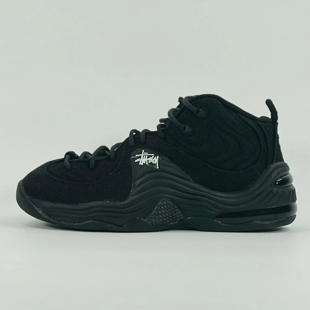 Nike x Stussy Air Penny II SP DQ5674-001  basketball shoes black sneakers NEW